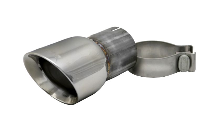 Corsa Performance TK003 Single 3.5in. Polished Pro-Series Universal Tip Kit (2.75in. Inlet-Clamp Include