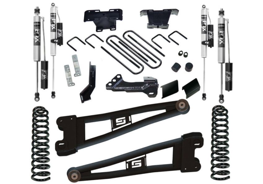 Superlift K1030FX 23 Ford F-250 and F-350 Super Duty 4WD4in Radius Arm Lift Kit
