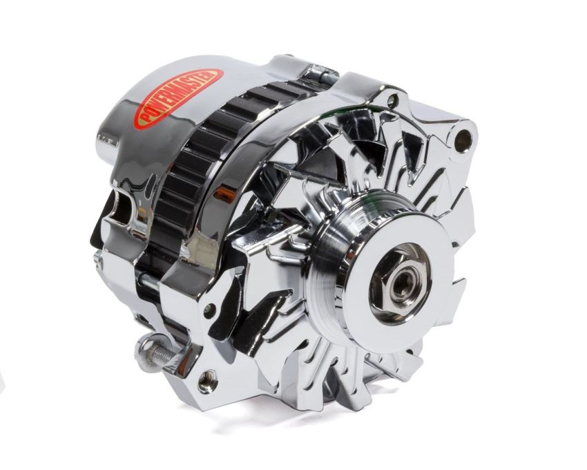 POWERMASTER PWM378011 GM CS130 Alternator 140 Amp w/1v Pulley Chrome
