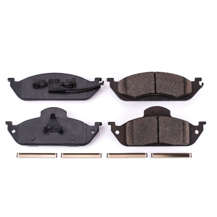 PowerStop 17-760 PowerStop - Z17 Low-Dust Ceramic Brake Pads with Hardware
