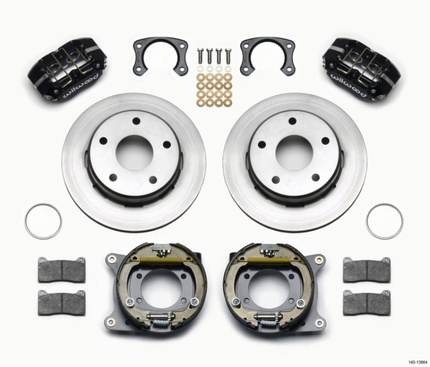 Wilwood 140-13664 Dynapro Lug Mount P/S Park Brake Kit Big Ford New 2.38in Off Bronco 5 x 5.50