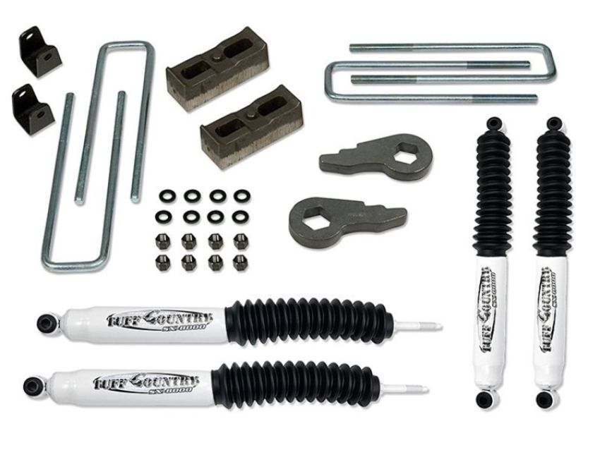 Tuff Country 12964 01-10 Silverado 2500HD (Pur TB) 4x4 & 2wd 2in Lift Kt (w/Rear Lift Blocks No Shocks)