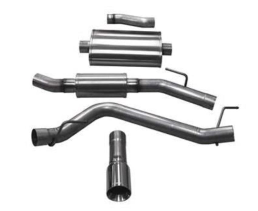 CORSA Performance 21062 Corsa 2020-2024 Jeep Gladiator JT 3.0in Cat-Back Single Touring Side Exit w/ 4.0in Polished Tip