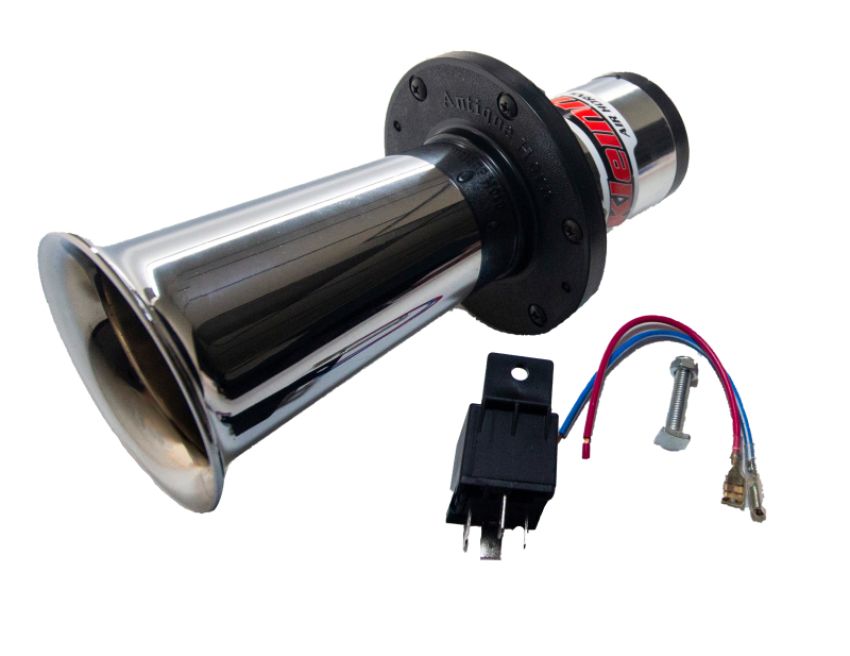Kleinn Air Horns 6125 Kleinn 12 Volt Ahoogha Horn - Chrome-Plated Zinc Alloy