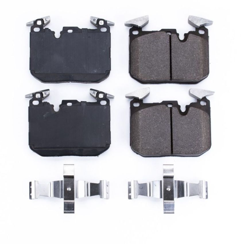 PowerStop 17-1609B PowerStop - Z17 Low-Dust Ceramic Brake Pads with Hardware