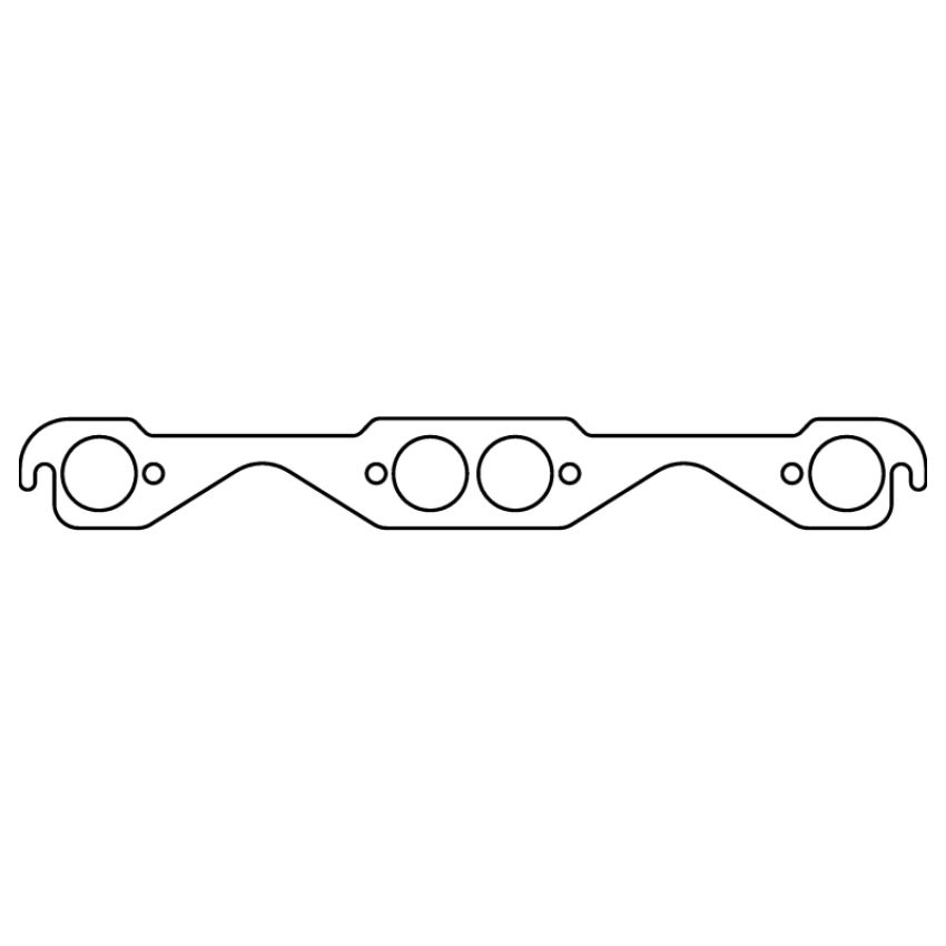 Cometic Gasket C15305C Cometic Chevy Gen-I Small Block V8 .043in Copper Exhaust Manifold Gasket Set - 1.500in Round Port