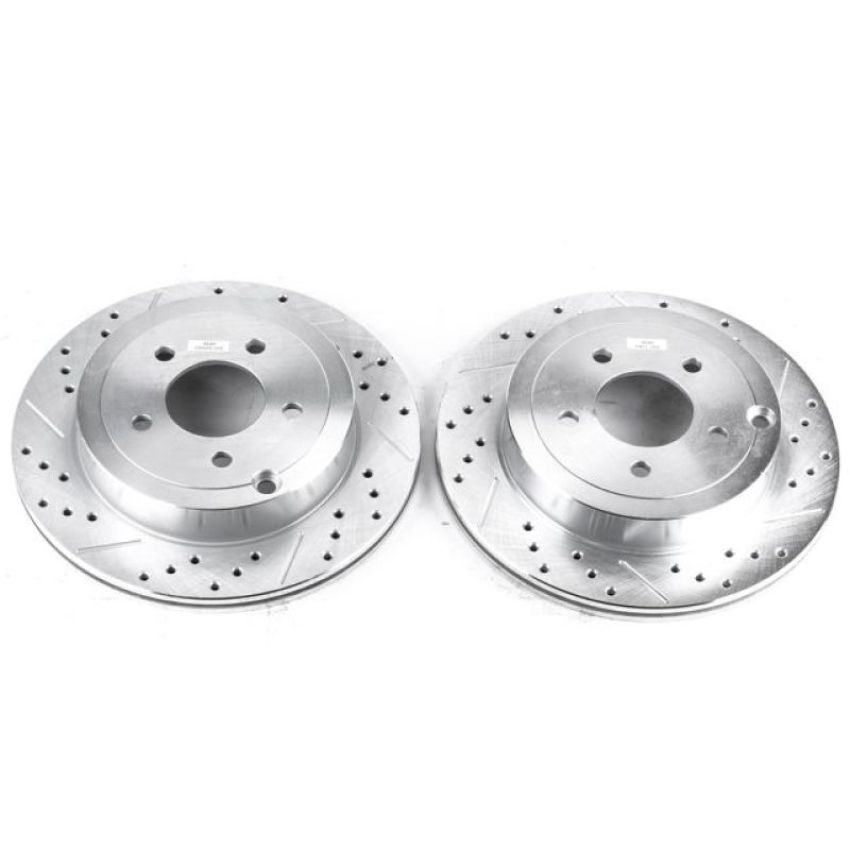 PowerStop AR8191XPR PowerStop Evolution Performance Drilled, Slotted & Plated Brake Rotor Pair