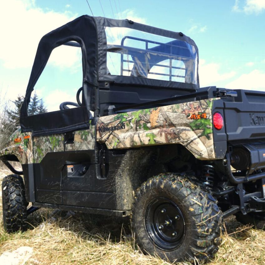 Seizmik 51-21000 15-22 Kawasaki Mule Pro FX Soft Doors w/ Zippers Kit