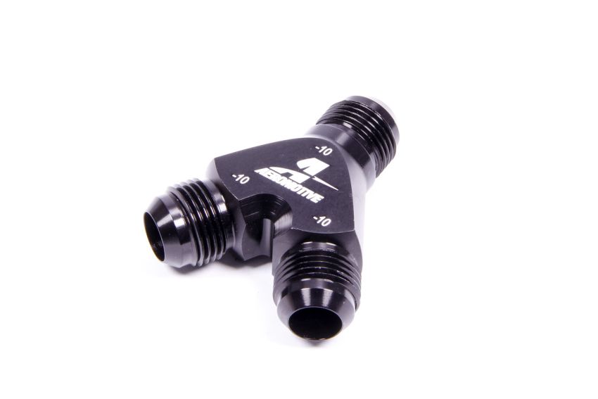 AEROMOTIVE AFS15676 Y-Block Fitting - 10an to 2 x -10an