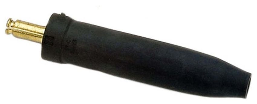 Moroso 97550 Male End (Replacement for Part No 74150/74155) - Black