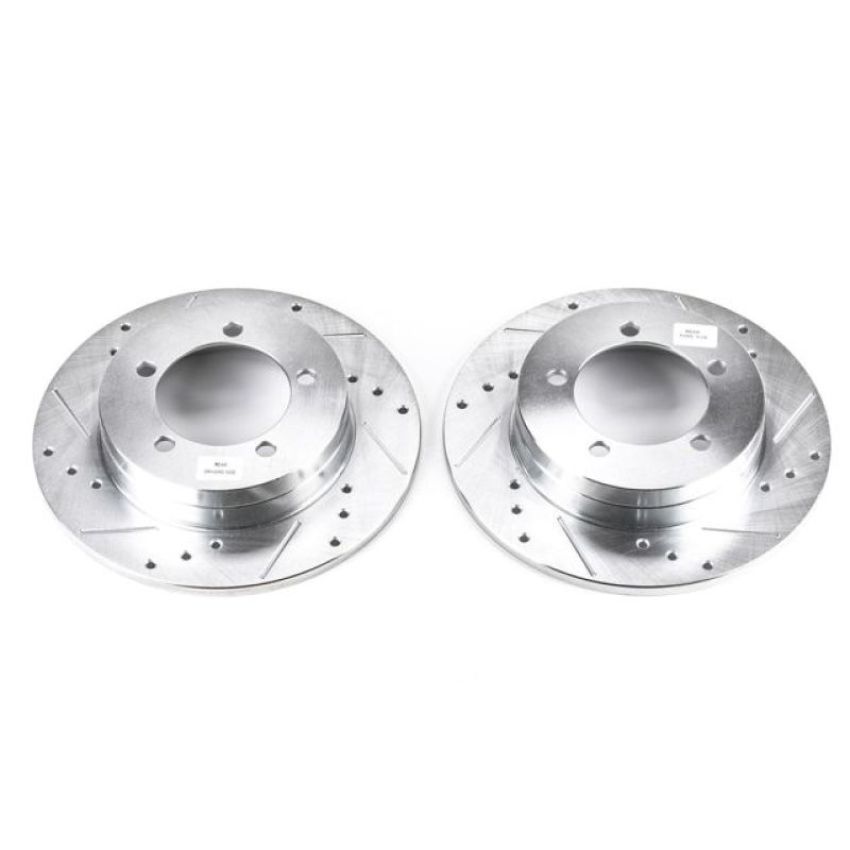 PowerStop JBR519XPR PowerStop Evolution Performance Drilled, Slotted & Plated Brake Rotor Pair