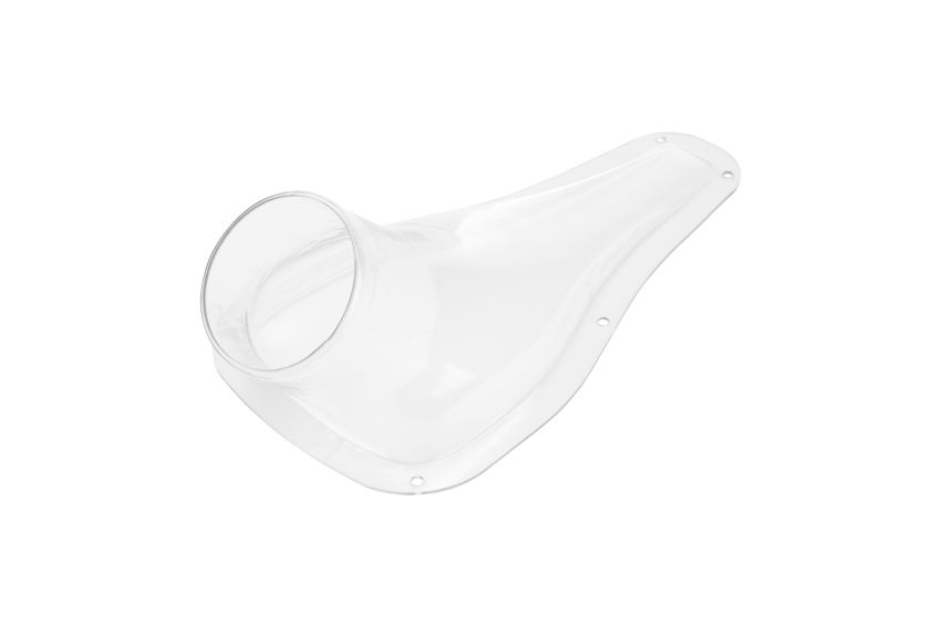 ALLSTAR PERFORMANCE ALL42143 Brake Duct Teardrop Clear Single Hole