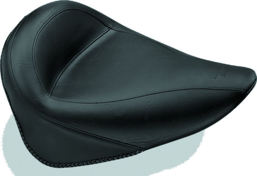 Mustang Motorcycle 76177 Mustang 00-15 Harley Softail Standard Rear Tire Standard Touring Solo Seat - Black