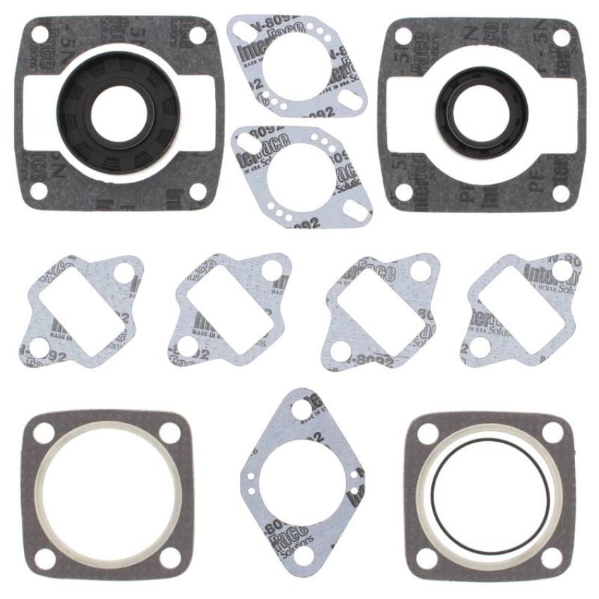 Vertex Pistons 711018 Vertex Gaskets  Jlo-cuyuna 399/2 4 Bolt Head FC/2 Complete Gasket Kit w/ Oil Seals