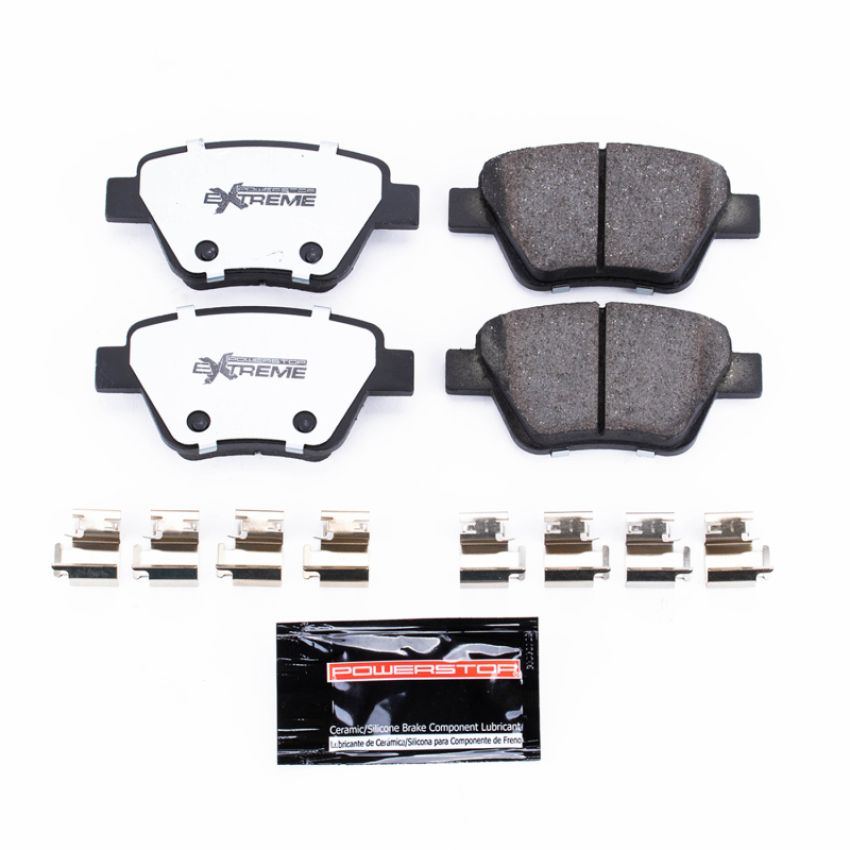 PowerStop Z26-1456 PowerStop - Z26 Performance Carbon-Fiber Ceramic Brake Pads with Hardware Kit