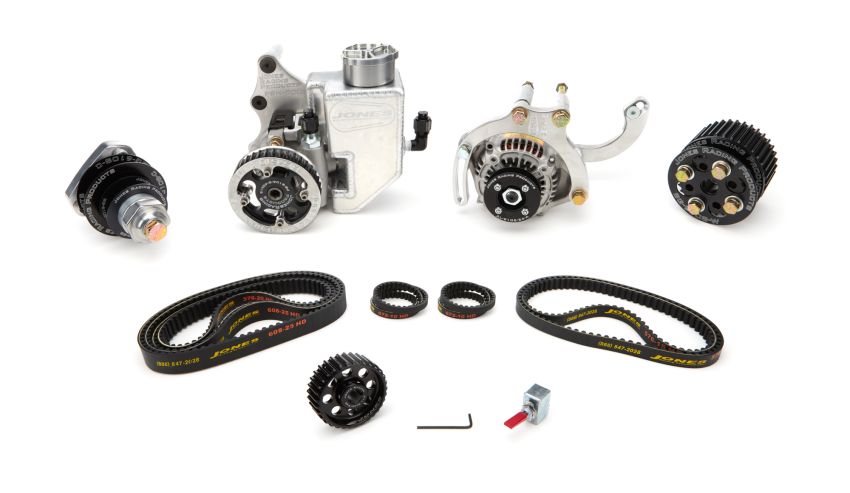 JONES RACING PRODUCTS JRP4-4698-R Belt Drive SBC Complete HTD WP / PS / ALT / OP