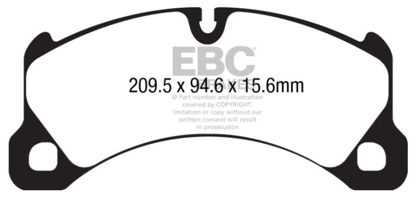 EBC Brakes DP42162R Yellowstuff Street And Track Brake Pads