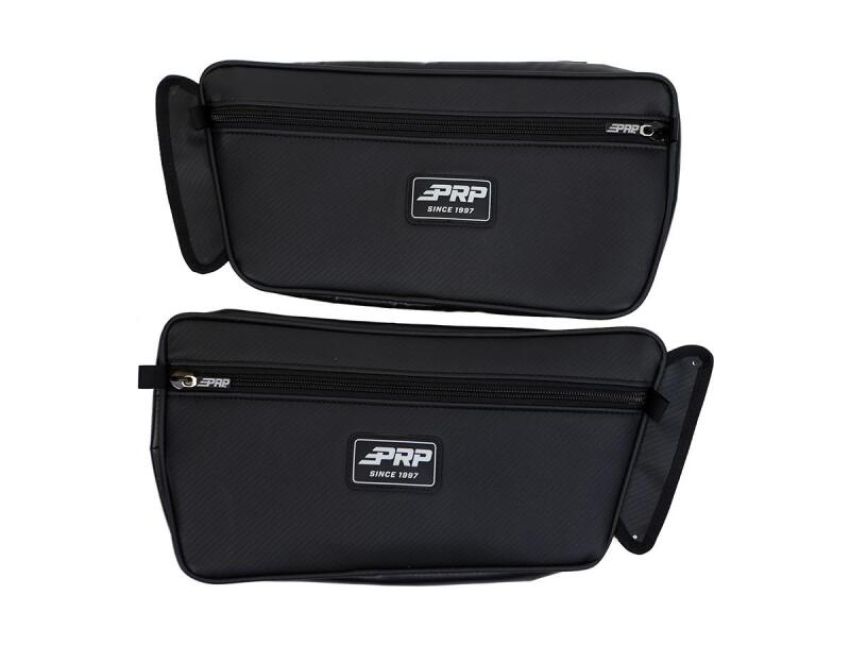 PRP Seats E105-210 PRP 2020+ Yamaha Wolverine RMAX Front Door Bags - Black (Pair)