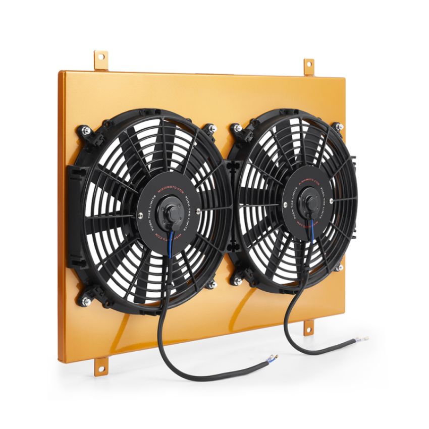 Mishimoto 79-93 Ford Mustang Aluminum Fan Shroud Gold