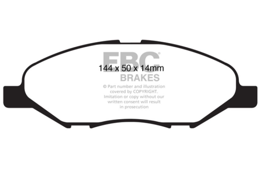 EBC Brakes DP21832 Greenstuff 2000 Series Sport Brake Pads