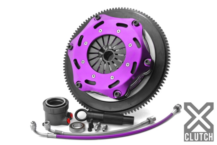 XCLUTCH XKHN18629-2E 00-03 Honda S2000 Base 2.0L 7.25in Twin Solid Ceramic Clutch Kit