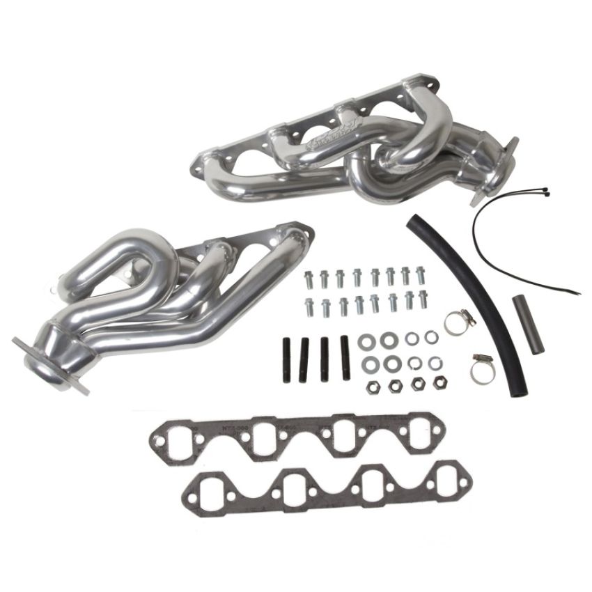 BBK Performance Parts 15120 1986-93 MUSTANG 5.0 1-5/8 SHORTY EQUAL LENGTH HEADERS (POLISHED SILVER CERAMIC)