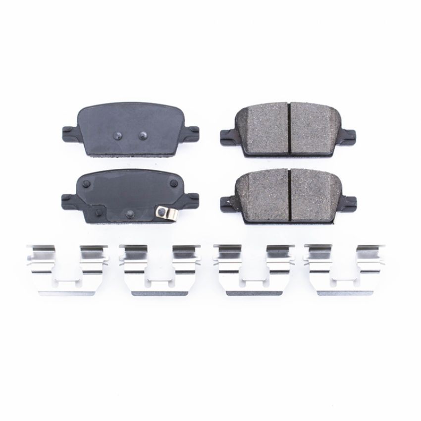 PowerStop 17-1921 PowerStop - Z17 Low-Dust Ceramic Brake Pads with Hardware