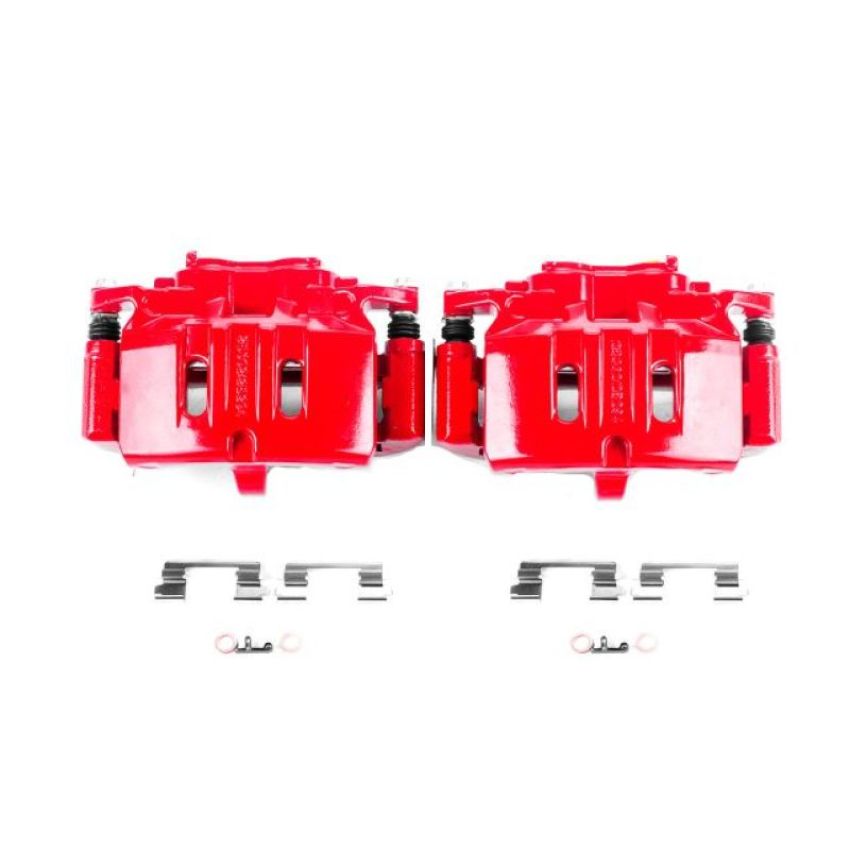 PowerStop S15008 Red Powder Coated Calipers