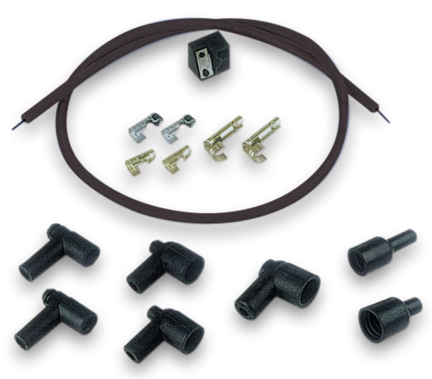 Moroso 73236 Ignition Coil Wire Kit - Blue Max - Spiral Core - 8mm - 3ft - Black