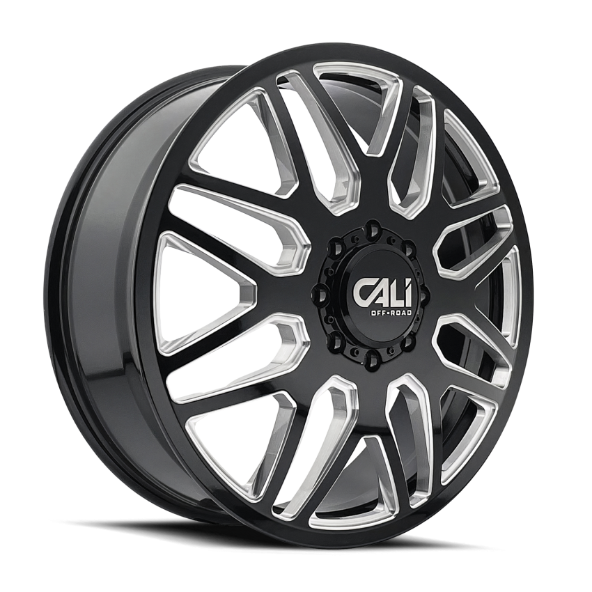 Cali Offroad 9115D22877BMF115 INVADER DUALLY (9115D) GLOSS BLACK MILLED