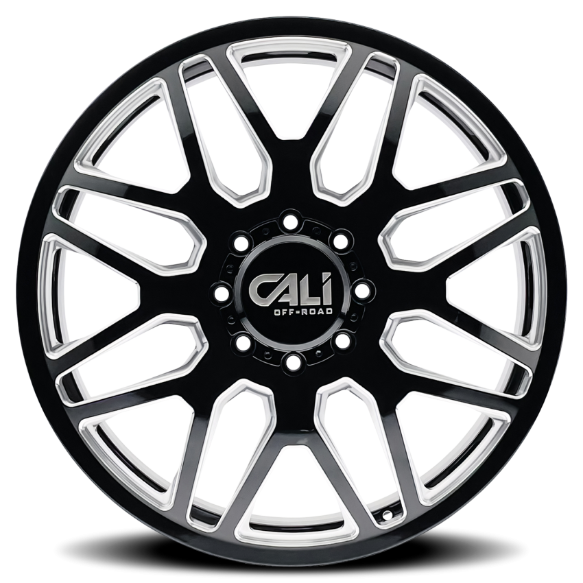 Cali Offroad 9115D22877BMF115 INVADER DUALLY (9115D) GLOSS BLACK MILLED