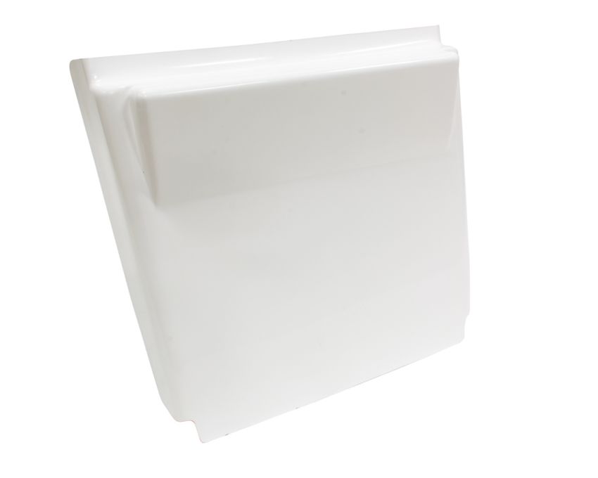 TRIPLE X RACE COMPONENTS TXRMID-BW-5448 Midget Dash Inside The Rail White