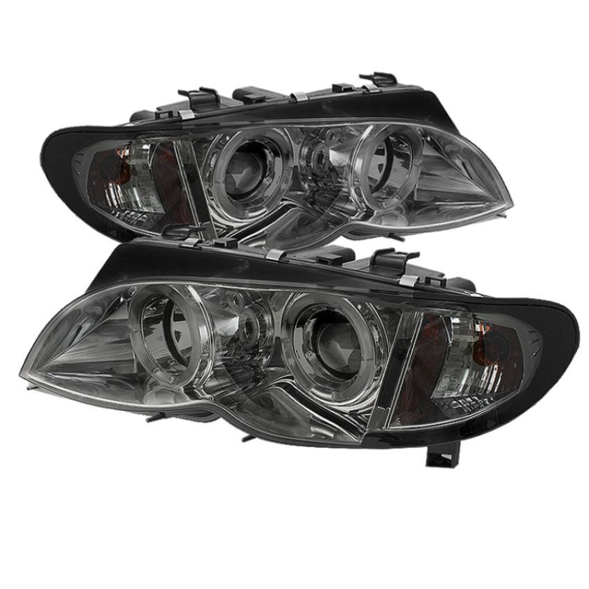 SPYDER 5042422 Projector Headlights 1PC - LED Halo - Smoke