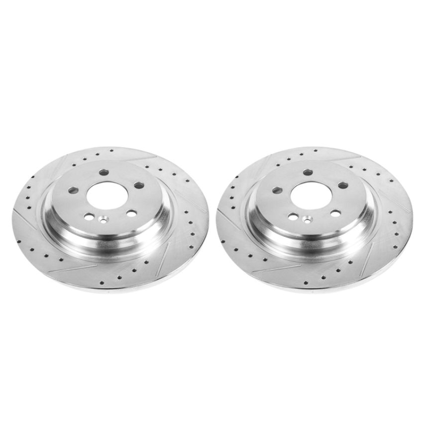 PowerStop EBR640XPR PowerStop Evolution Performance Drilled, Slotted & Plated Brake Rotor Pair