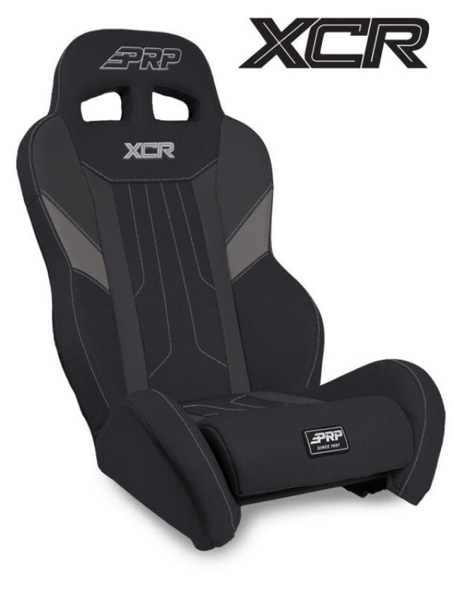 PRP Seats A8008-203 PRP XCR Rear Suspension Seat - Black/Gray
