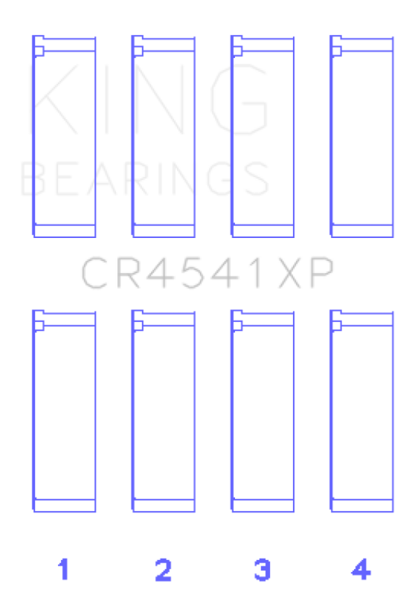 King Honda F23 (Size STD) Performance Rod Bearing Set