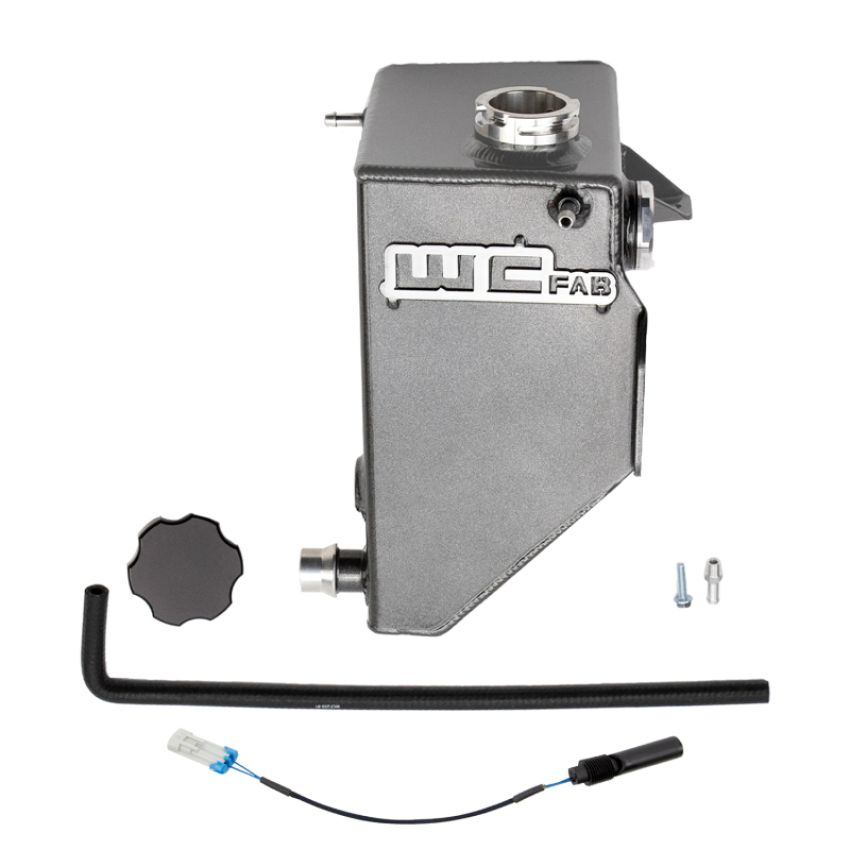 Wehrli 20-21 Chevrolet 6.6L L5P Duramax OEM Placement Coolant Tank Kit - Flat Black