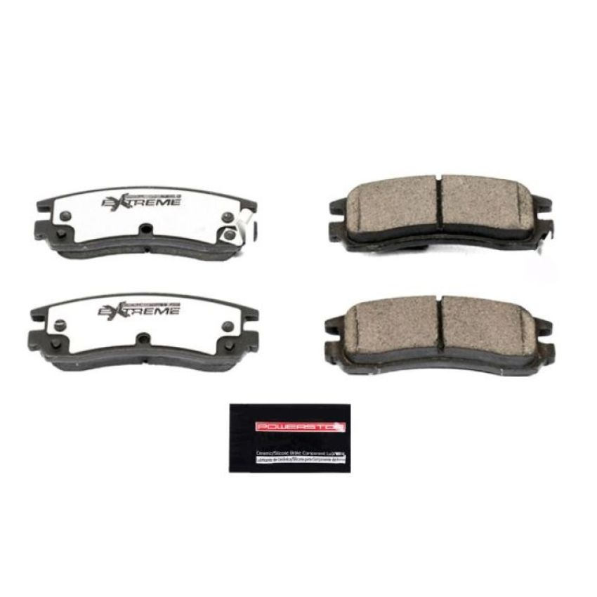 PowerStop Z26-698 PowerStop - Z26 Performance Carbon-Fiber Ceramic Brake Pads with Hardware Kit