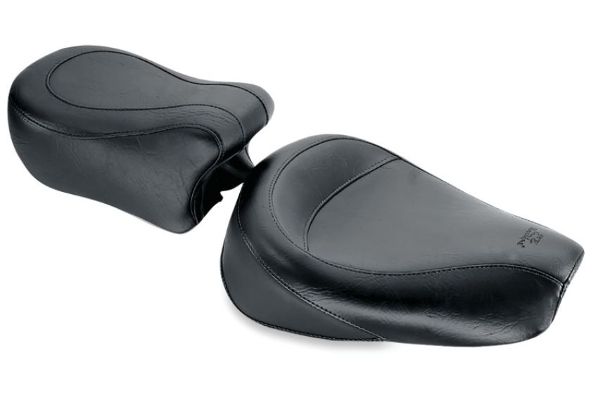 Mustang Motorcycle 75118 Mustang 82-03 Harley Sportster Standard Touring Passenger Seat - Black