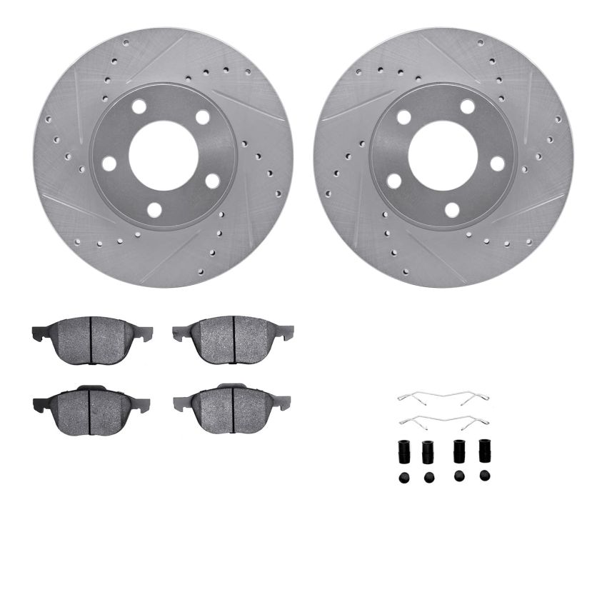 Dynamic Friction 7512-80033 Rotor Kit