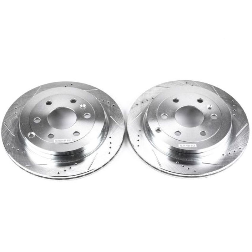 PowerStop AR8675XPR PowerStop Evolution Performance Drilled, Slotted & Plated Brake Rotor Pair
