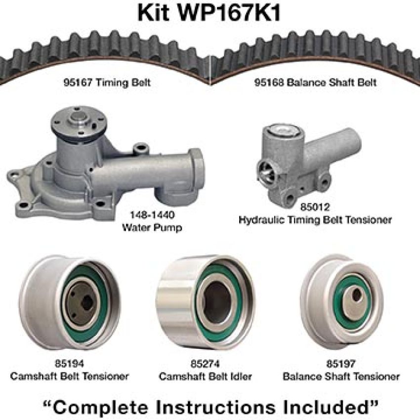 Dayco WP167K1A Water Pump Kit