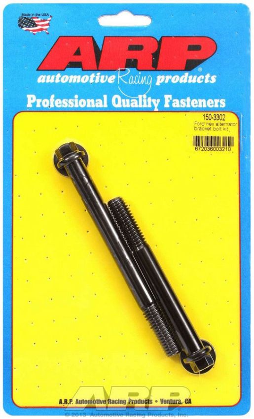 ARP ARP150-3302 Ford Alternator Bracket Bolt Kit - 6pt.