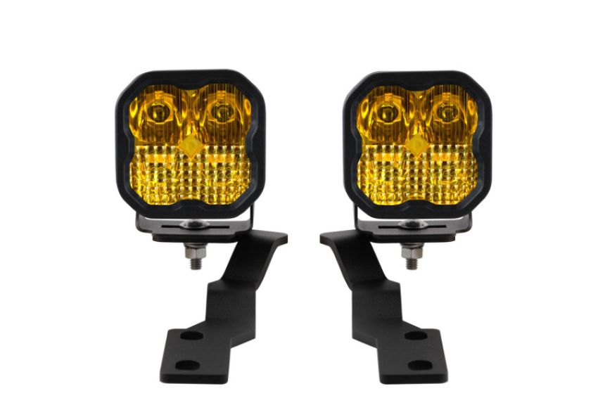 Diode Dynamics DD6375 16-21 Toyota Tacoma Pro SS3 LED Ditch Light Kit - Yellow Combo