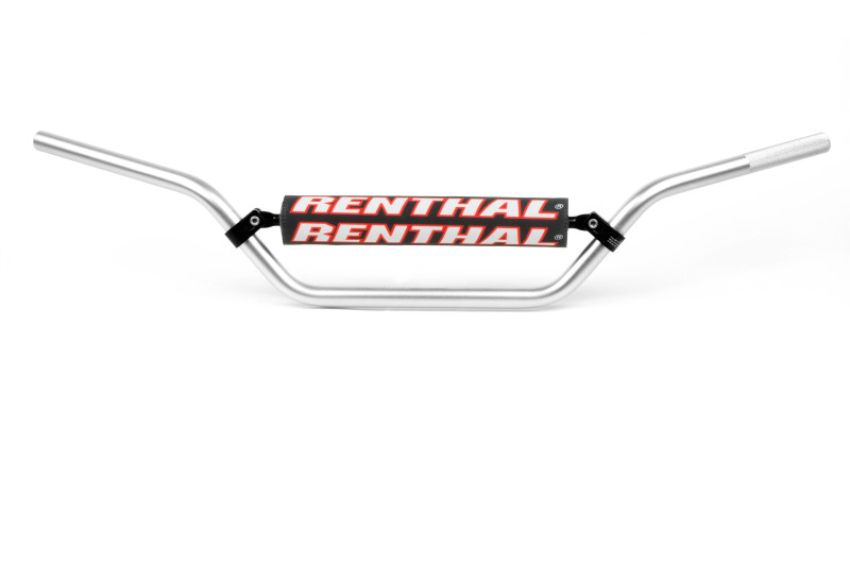 Renthal 838-01-SI-05-185 7/8 in. Handlebar - Silver