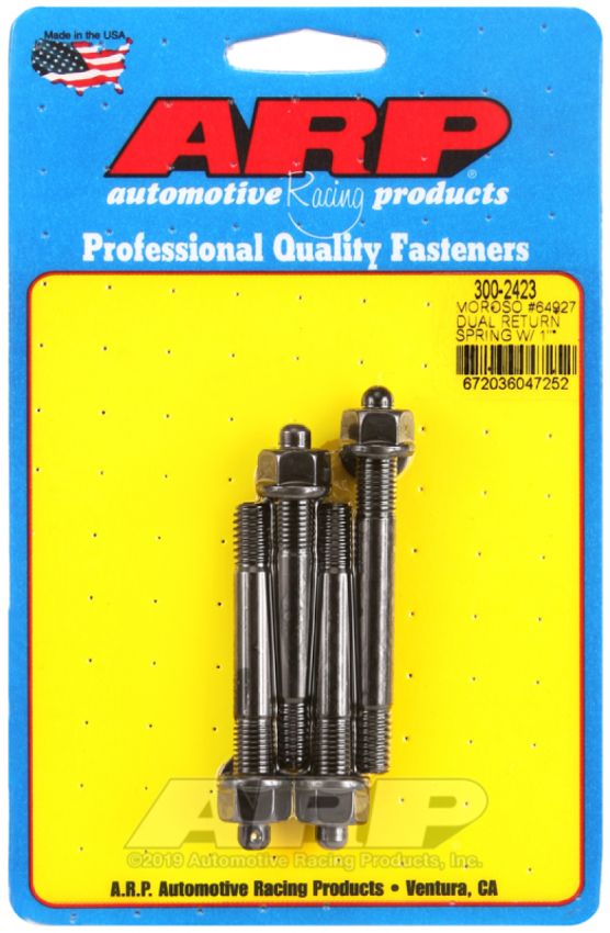 ARP 300-2423 Moroso 64927 Dual Return Spring w/ 1in Spacer Plate pro Series Carb Stud Kit