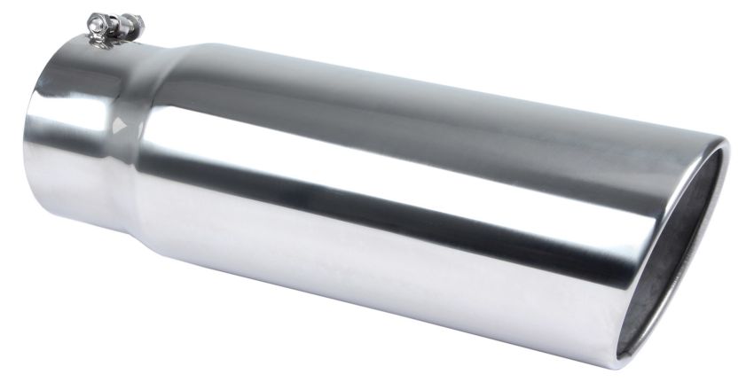 PYPES PERFORMANCE EXHAUST PYPEVT506-18 Exhaust Tip 5in x 6in 18in L Polished Bolt-on