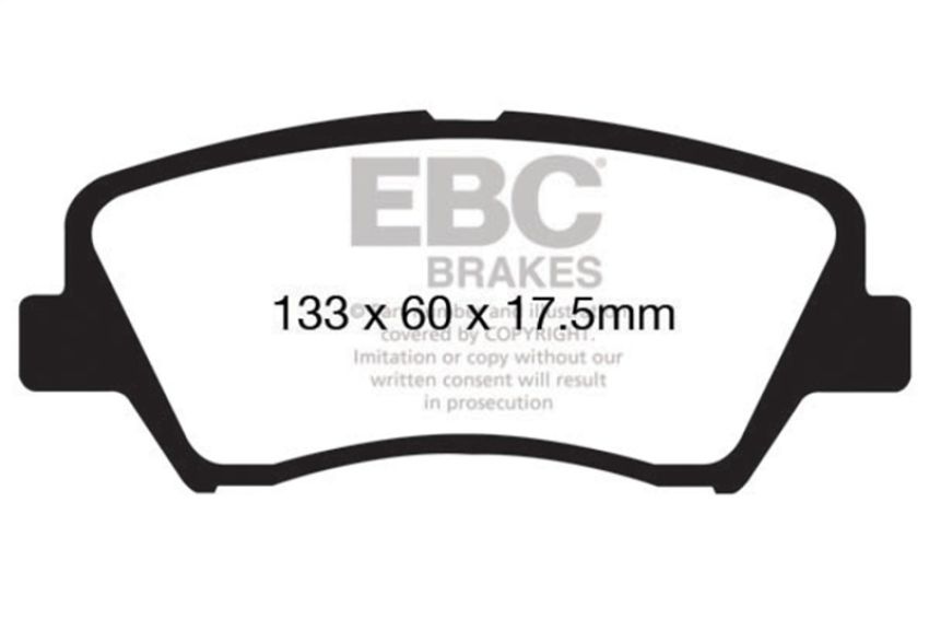 EBC Brakes DP31874C Redstuff Ceramic Low Dust Brake Pads