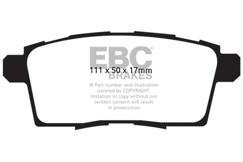 EBC DP61795 07-08 Mazda CX-9 3.5L Greenstuff Rear Brake Pads