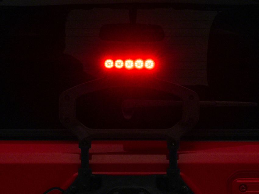 Raxiom J142672-JL 18-23 Jeep Wrangler JL Axial Series LED Third Brake Light- Red